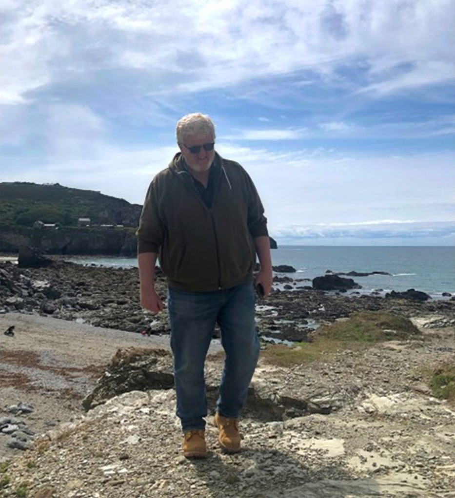 Beck Stevens on the coast